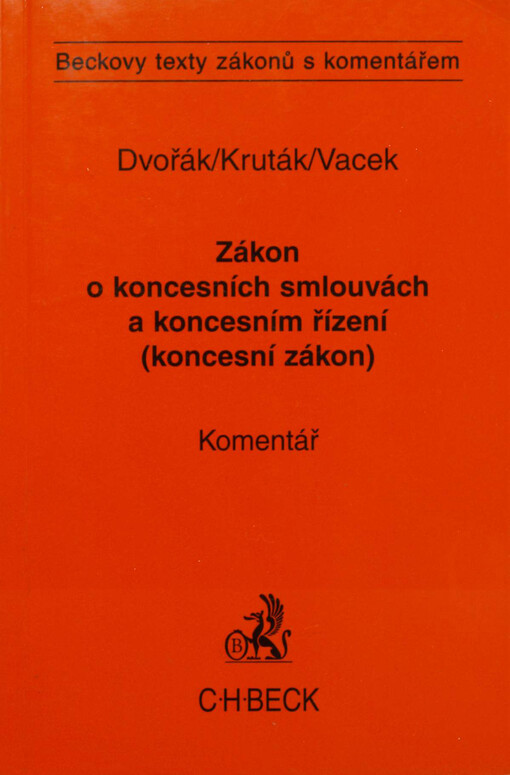 Zákon o koncesních smlouvách a koncesním řízení :komentář
