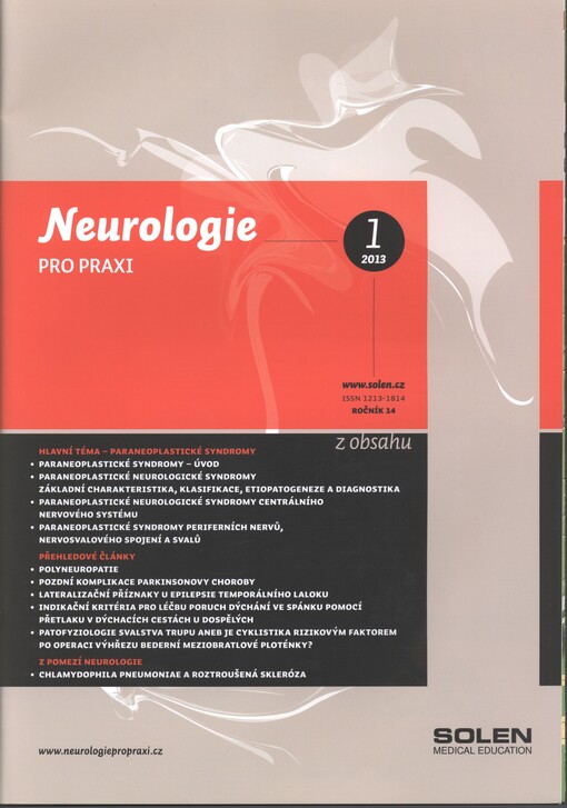 Neurologie pro praxi