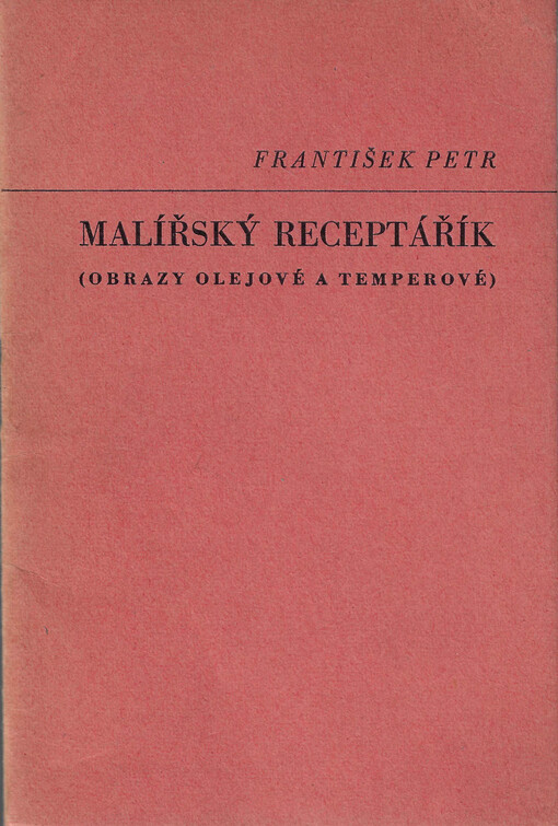 Malířský receptářík