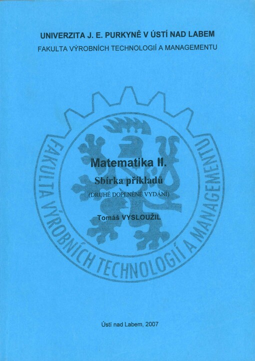 Matematika II : sbírka příkladů