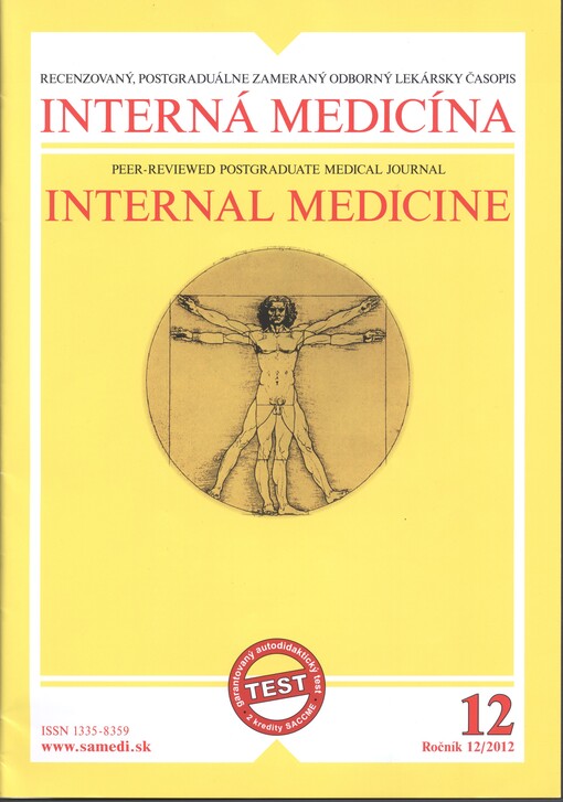 Interná medicína :postgraduálny časopis pre internistov a praktických lekárov