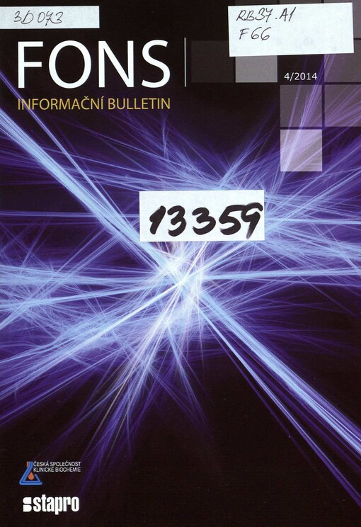 Fons : bulletin pro odborníky z oblastí : klinické biochemie, laboratorní diagnostiky, výpočetní techniky, laboratorní a zdravotnické techniky