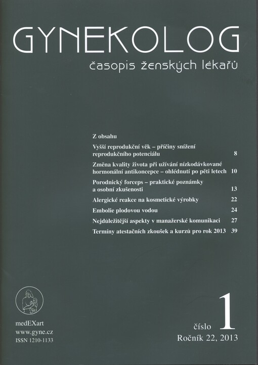 Gynekolog : časopis ženských lékařů