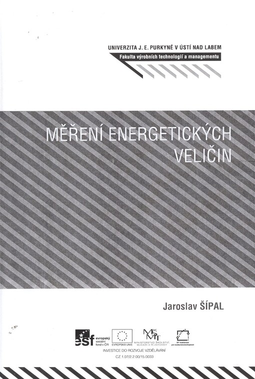 Měření energetických veličin :studijní text pro prezenční a kombinované studium