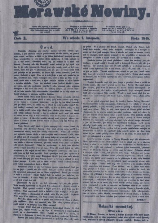 Noviny a časopisy na Moravě a ve Slezsku do roku 1918: literatura a prameny, sbírky, bibliografie