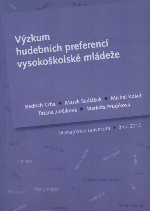 Výzkum hudebních preferencí vysokoškolské mládeže