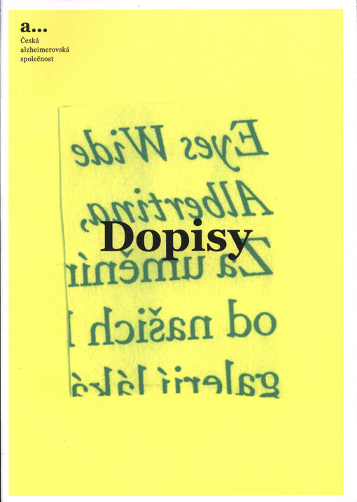 Dopisy České alzheimerovské společnosti