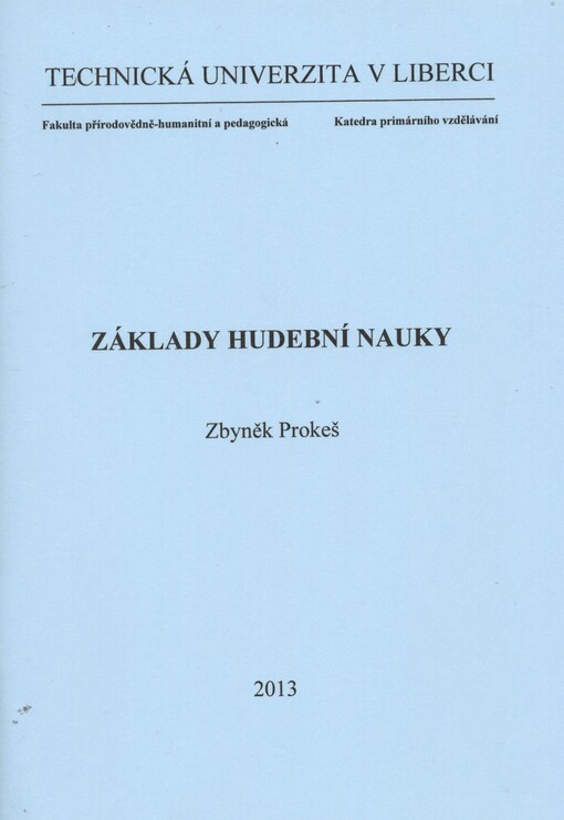 Základy hudební nauky