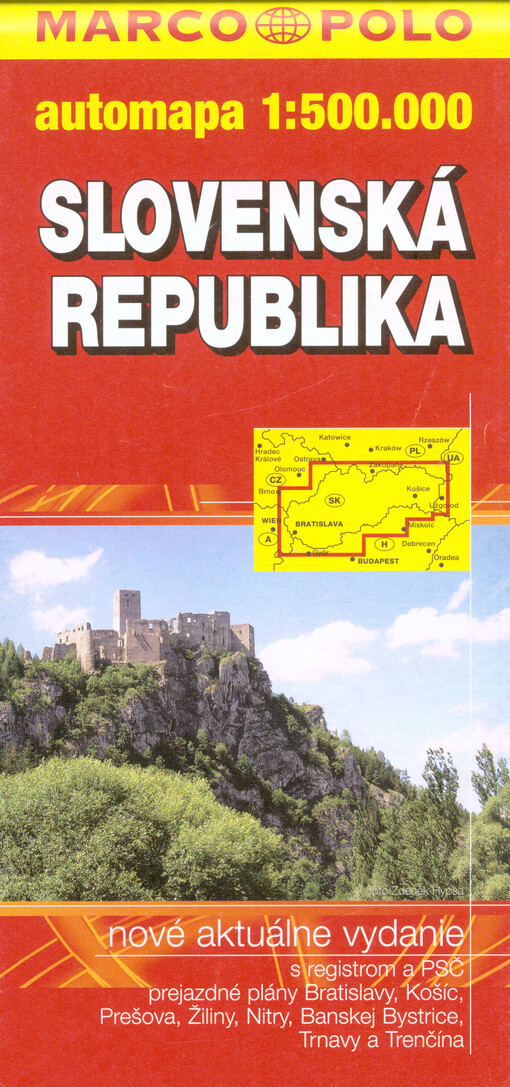 Slovenská republikaautomapa 1:500 000