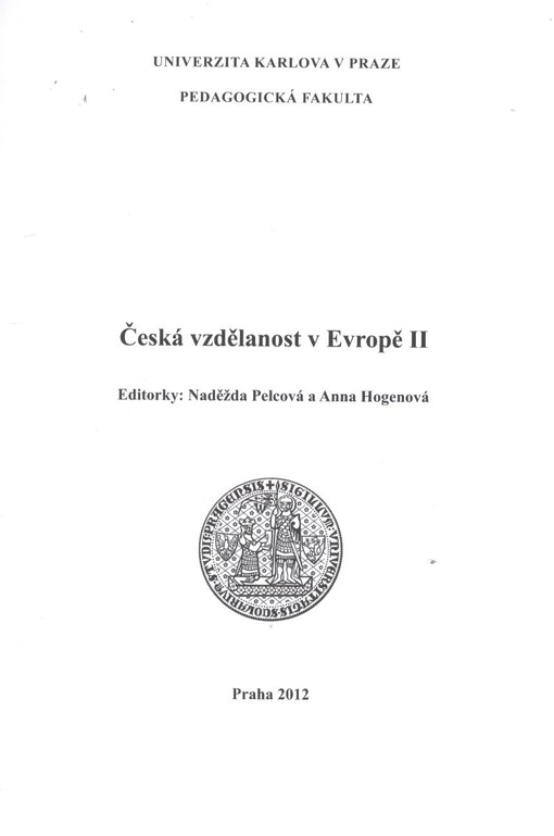 Česká vzdělanost v Evropě II