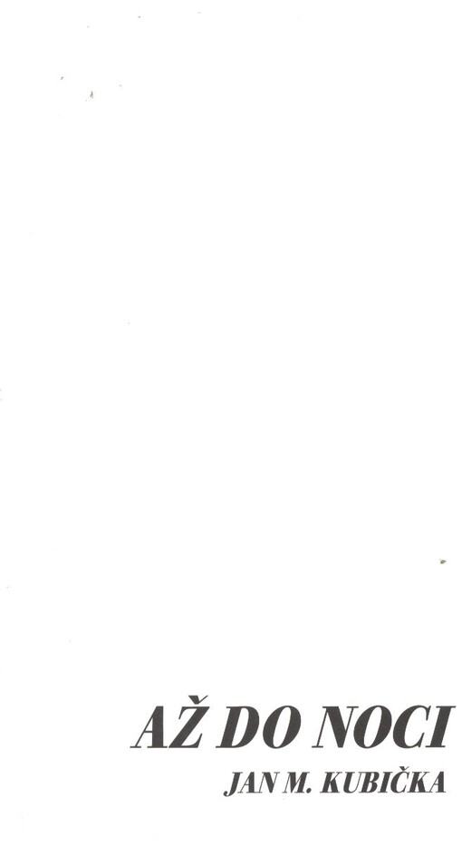 Až do noci