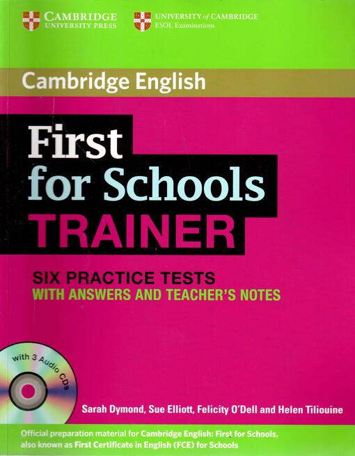 First for schools trainer