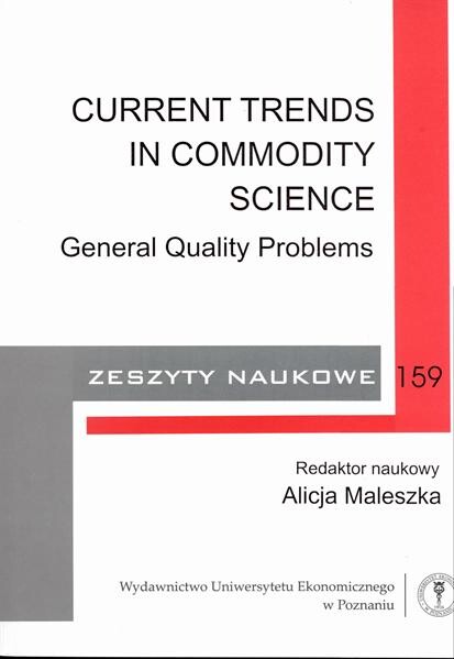 Current trends in commodity science 