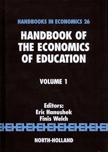 Handbook of the economics of education.Volume 1