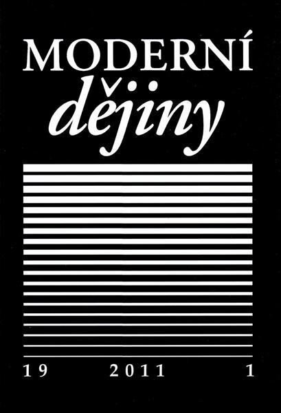 Moderní dějiny : sborník k dějinám 19. a 20. století = Modern history : studies into 19th and 20th century history