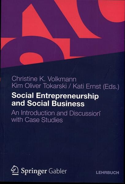 Social entrepreneurship and social business 