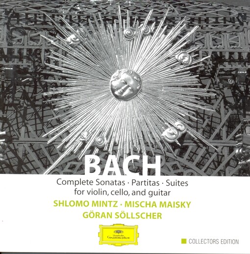 Complete sonatas, partitas, suites for violin, cello, and guitar