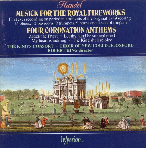 The four coronation anthems Musick for the royal fireworks