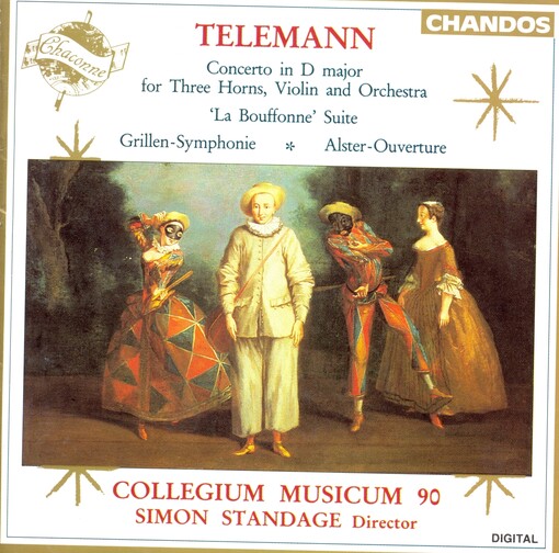 Concerto in D major, for three horns, violin and orchestra 'La bouffonne' suite ; Grillen symphonie ; Alster-overture