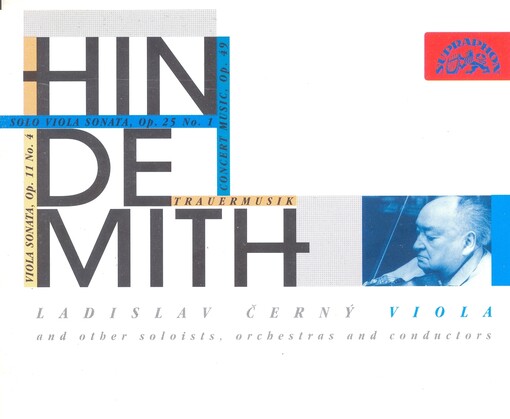 Sonata for Viola and Piano, Op. 11 No. 4 Sonata for Solo Viola, Op. 25 No. 1 ; Trauermusik for viola and String Orchestra (1936) ; Concert Music for Piano, Brass and Harps, Op. 49