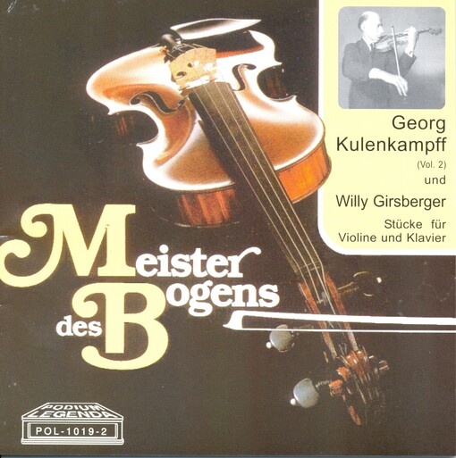 Georg Kulenkampff.(Vol. 2), (Vol. 2)