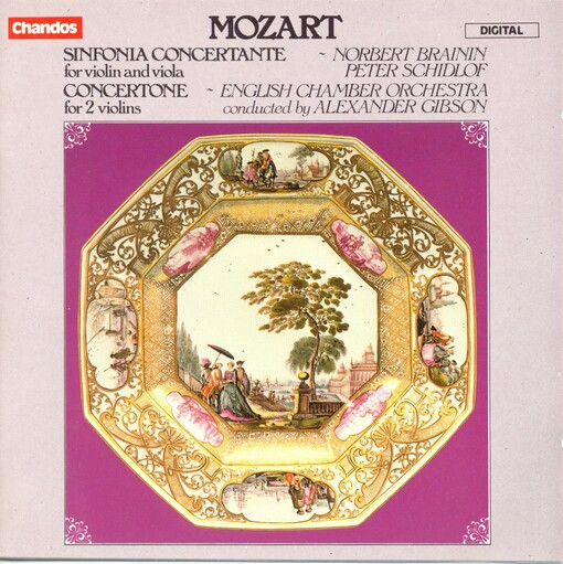 Sinfonia concertante in E flat major, K. 364, for violin, viola and orchestraConcertone in C major, K. 190, for 2 violins with oboe, cello and orchestra