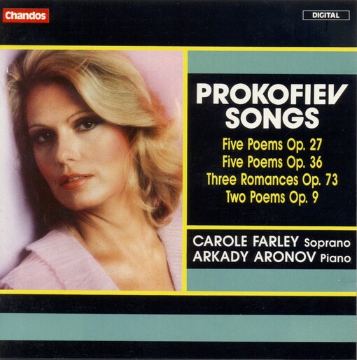 Five poems of Anna Akhmatovaop. 27 ; Three romances (Pushkin) op. 73 ; Two poems [Balmont and A. Apukhtin] op. 9 ; Five poems of Konstantin Balmont, op. 36