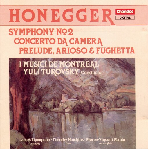Concerto da camera for flute, cor anglais & string orchestraPrelude, arioso & fughetta on the name of Bach ; Symphony no. 2