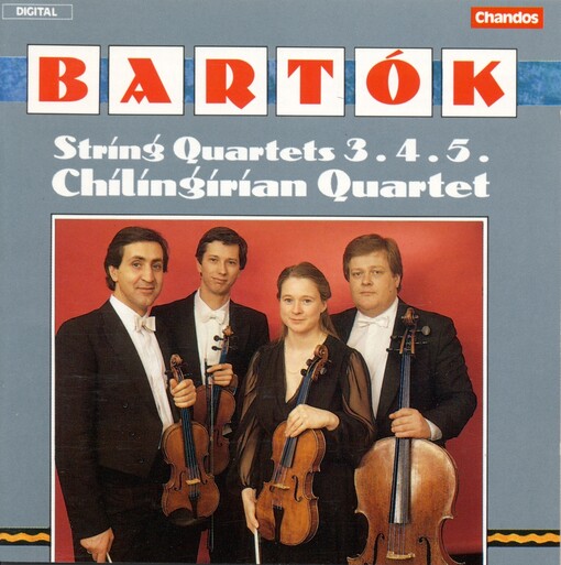 String quartet no. 3, Sz 85String quartet no. 4, Sz 91 ; String quartet no. 5, Sz 102