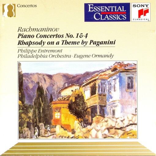 Concerto for piano and orchestra no. 1 in F sharp minor, op. 1Concerto for piano and orchestra no. 4 in G minor, op. 40 ; Rhapsody on a theme by Paganini, op. 43
