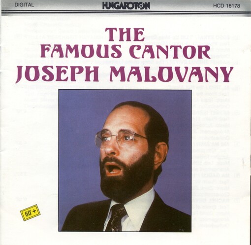 The famous cantor Joseph Malovany