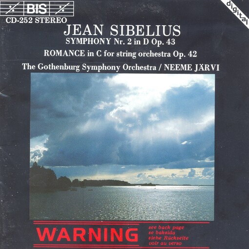 Symphony nr. 2 in D, op. 43Romance in C for string orch., op. 42