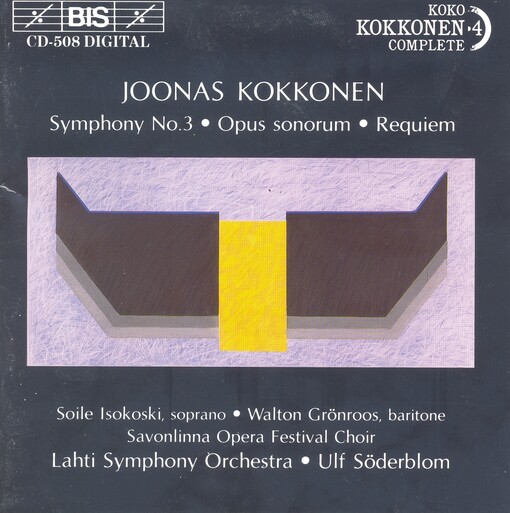 Symphony no. 3Opus sonorum ; Requiem
