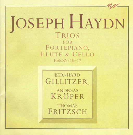 Trios for fortepiano, flute & cello, Hob. XV/15-17