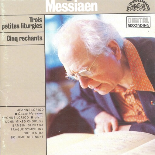 Trois petites liturgies de la présence divineCinq rechants pour 12 voix mixtes