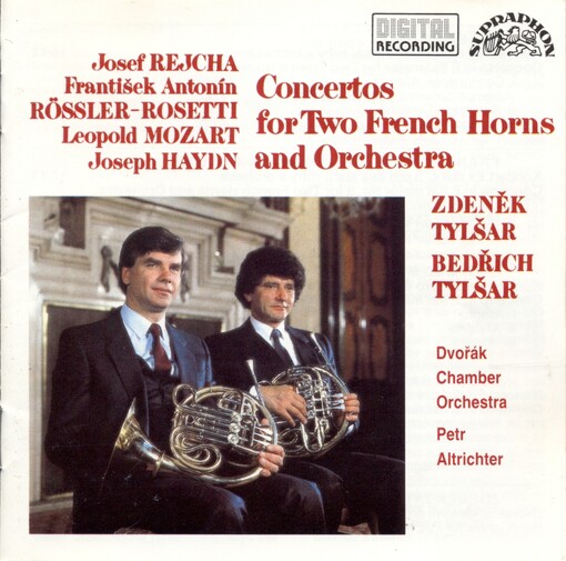 Concertos for two french horns and orchestra