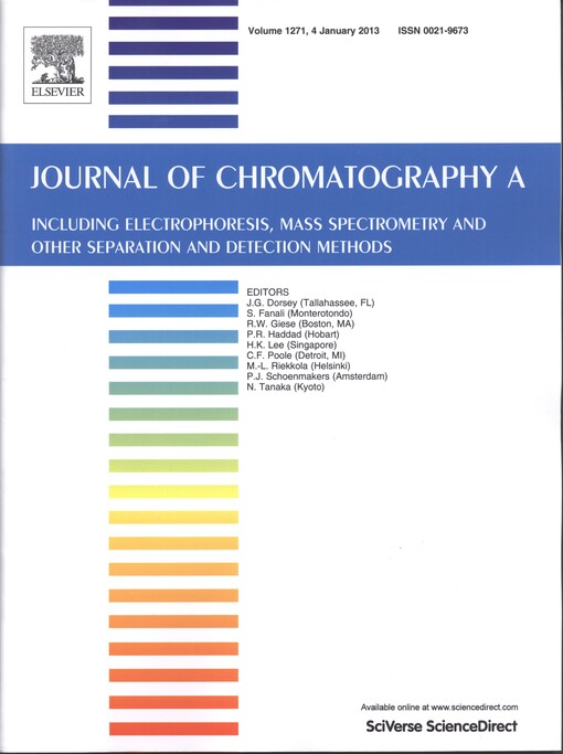 Journal of chromatography : international journal on chromatography, electrophoresis and related methods