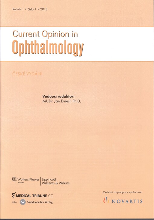 Current opinion in ophthalmology :české vydání
