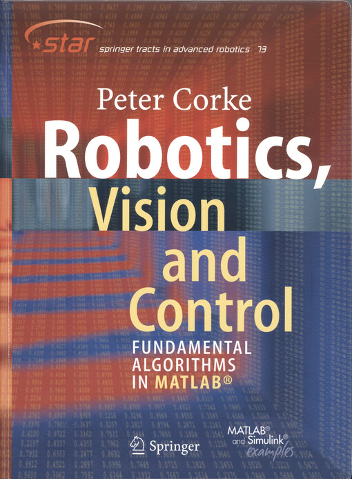 Robotics, vision and control : fundamental algorithms in Matlab