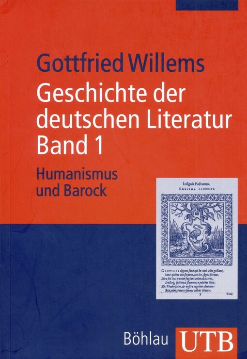 Geschichte der deutschen Literatur.Band 1,Humanismus und Barock