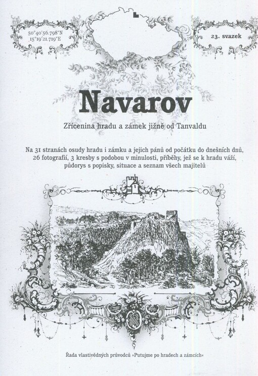 Navarov :zřícenina hradu a zámek jižně od Tanvaldu