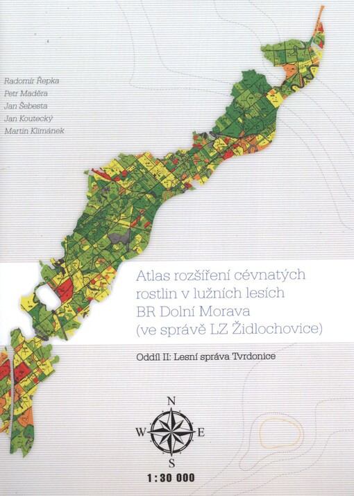 Atlas rozšíření cévnatých rostlin v lužních lesích BR Dolní Morava (ve správě LZ Židlochovice).Oddíl II,Lesní správa Tvrdonice