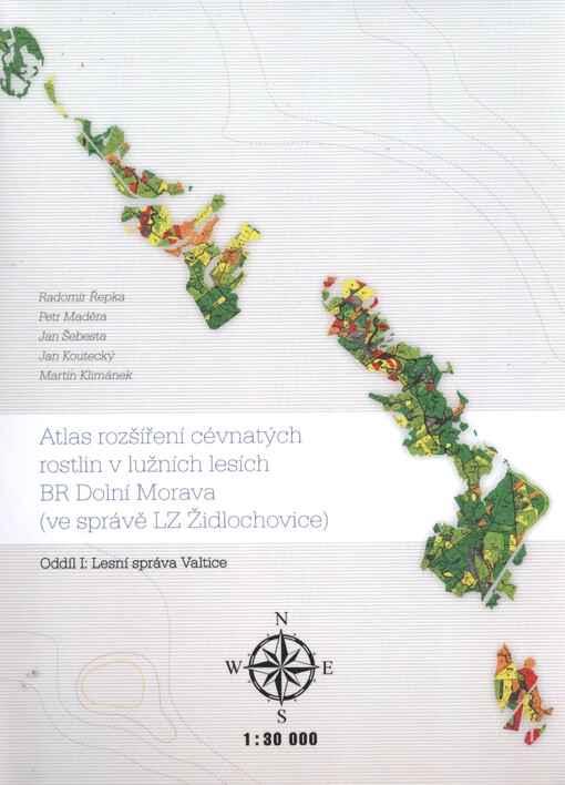 Atlas rozšíření cévnatých rostlin v lužních lesích BR Dolní Morava (ve správě LZ Židlochovice).Oddíl I,Lesní správa Valtice