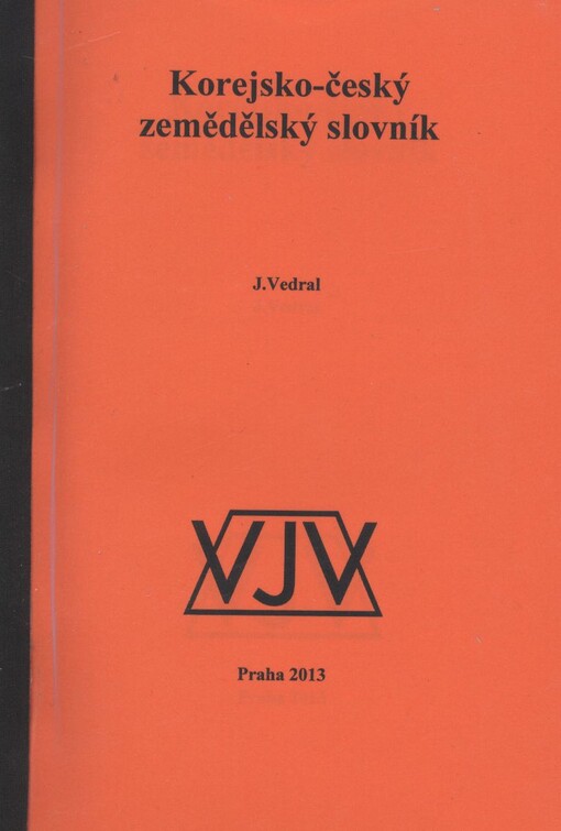 Korejsko-český zemědělský slovník