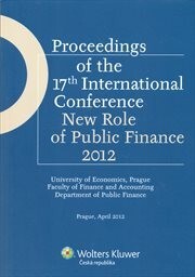 New role of Public Finance 2012 :proceedings of the 17th international conference