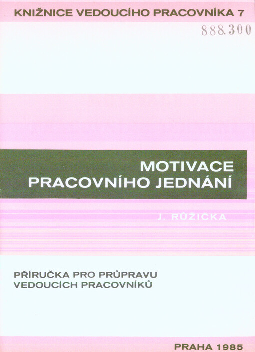 Motivace pracovního jednání