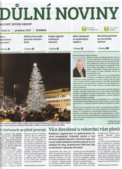 DN Důlní noviny : list pro zaměstnance Mostecké uhelné společnosti, a.s.