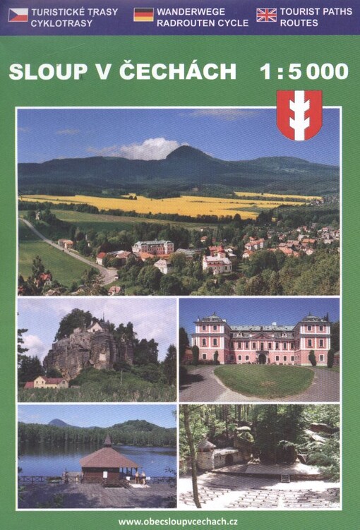 Sloup v Čecháchplán obce 1:5 000