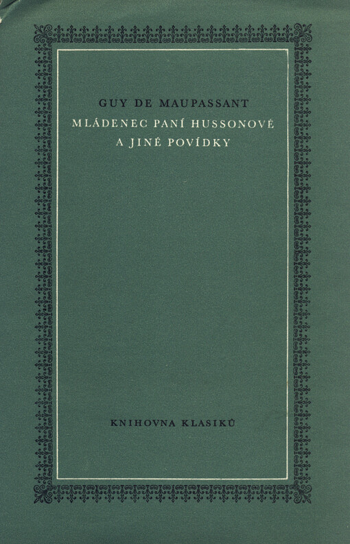 Mládenec paní Hussonové a jiné povídky