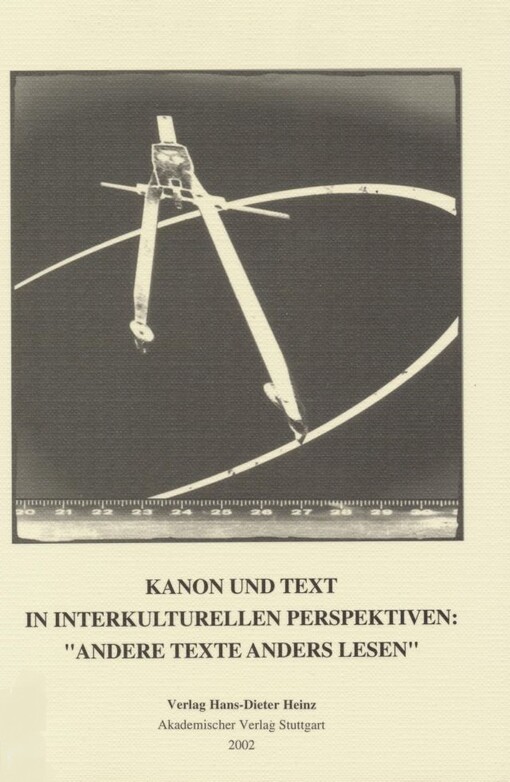 Kanon und Text in interkulturellen Perspektiven :